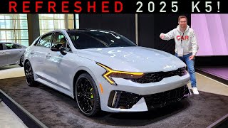 2025 Kia K5  REFRESHED but is it BETTER than the New Camry [upl. by Ardena]