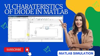 Diode  VI characteristics of diode in matlab [upl. by Wendin]