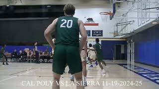 CAL POLY vs SIERRA Pt II 2024 25 [upl. by Kuebbing234]