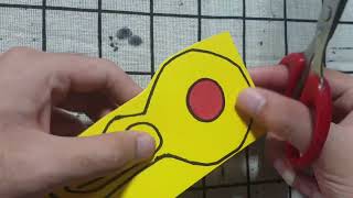 Instructions for cutting and pasting keys from colored paper simply at home [upl. by Hillell793]