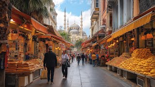 Istanbul Breathtaking Street Views Natural Sounds amp Top Attractions [upl. by Addy126]