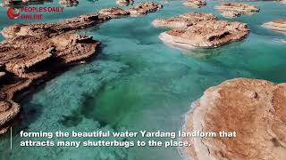 Amazing scenery of Yardang landform in Lop Nur Chinas Xinjiang [upl. by Joey278]