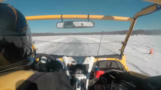 YXZ1000R Turbo Ice racing [upl. by Attekram885]