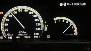 W221 S600 0100km test [upl. by Ihsar]