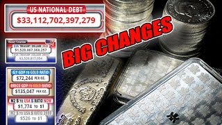 National Debt Clock UPDATE BIG CHANGES [upl. by Yttel]