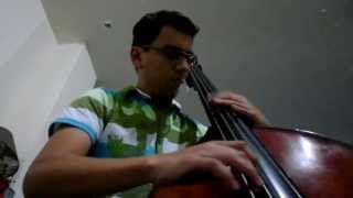 Aquel Lugar  Adolescentes bajo contrabajo cover double bass [upl. by Symons]