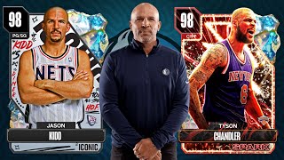 I STARTED THE CHAMPIONSHIP MAVERICKS DUO OF JASON KIDD AND TYSON CHANDLER IN UNLIMITED NBA 2k24 [upl. by Ekram]