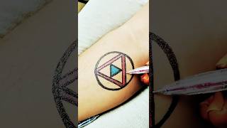 Iron Man Reactor Tattoo❤ Tattoo Design tattooartist shorts viral trending youtubeshorts [upl. by Carina]