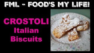 Crostoli recipe❤️ Cooking with Bec [upl. by Verada]