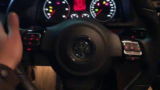 Vw mk5 retrofit steering wheel mk6 [upl. by Ellehsor]