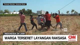 Warga Terseret Layangan Raksasa [upl. by Sirob]