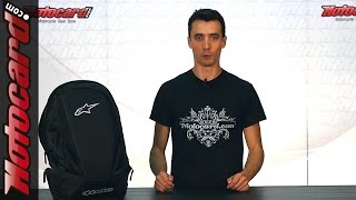 Alpinestars Charger R análisis de la mochila en Motocardcom [upl. by Drawdesemaj]