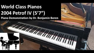 World Class Pianos  Petrof Model IV [upl. by Ahseryt866]