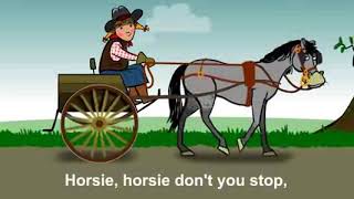 horsey horsey dont you stop horsie horsie dont you stop nursery rhyme songs for kids [upl. by Haroppiz506]