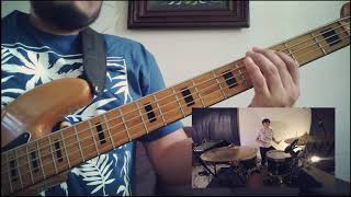 Chronixx  Skankin sweet  Bass Cover [upl. by Shargel]