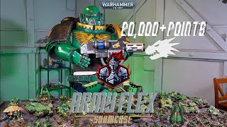 Army Showcase HUGE 20000 Plus Points of Warhammer 40k Salamanders  Army Flex Showcase [upl. by Notac]