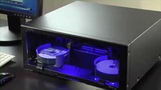 CDDVD Disc Printing and Duplication with Primeras Bravo XR Disc Publisher [upl. by Mehalek739]