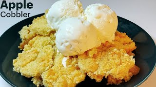 Homemade Apple Cobbler Recipe  Easy amp Delicious Dessert [upl. by Bekelja]