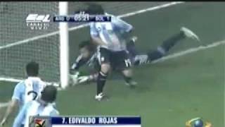 argentina vs bolivia 11 edivaldo rojas sergio aguero highlights copa america argentina 2011 [upl. by Trotter]