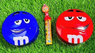 Satisfying Video  Unpacking Rainbow Lollipop AND Sweets  kinder  chupa chups Candy Cutting ASMR [upl. by Mann]