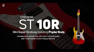 Magna ST10R Mini Super Stratway Electric Guitar [upl. by Eicats]