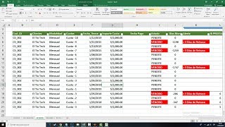 Control de prestamos y cobros por cuotas EXCEL 2019 [upl. by Valentia763]