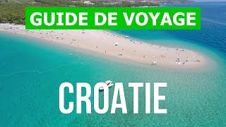 Voyage en Croatie  Ville de Dubrovnik Split Omis Trogrir  Drone vidéo 4k  Croatie quoi visiter [upl. by Witte]