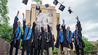 The 172nd Commencement Ceremony at the University of Notre Dame 2017 [upl. by Quillan370]