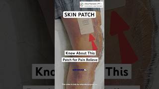 Transdermal patch athulrameshpt physicaltherapy medical youtubeshorts youtube shorts health [upl. by Lusar]