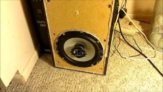 Altec Lansing BX1221 Subwoofer hack [upl. by Anner]