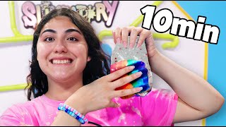 MAKE THIS SLIME PRETTY 10 SEC vs 10 MIN vs 1 HOUR  Slimeatory 694 [upl. by Amalia]