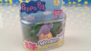 Peppa Pig Weebles Emily Elephant unboxed [upl. by Roberson]