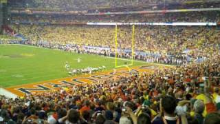 HD Wes Byrum kicks the winning field goal as Auburn defeats Oregon BCS national championship game [upl. by Giglio]