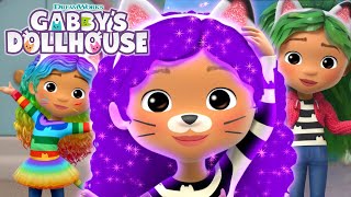 Gabbys Magical Transforming Hair Gabbys Coolest Hair Styles  GABBYS DOLLHOUSE [upl. by Nomla278]