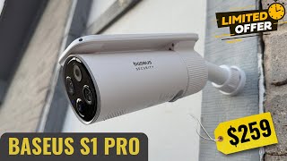 Baseus Security S1 Pro Camera with Solar Tracking Best Wireless Home Security Camera 2024 [upl. by Isiad]