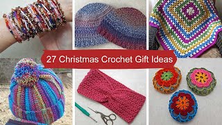 27 Christmas Crochet Gift Ideas [upl. by Petite]