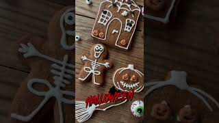 Trocha inspirace na halloweenské perníčky 🎃🕷🕸 halloweenpernicky halloween pernicky diy [upl. by Ferro630]