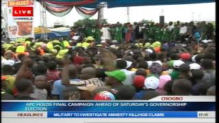 Osun Guber Election APC Holds Mega Rally Pt17 [upl. by Hamer931]