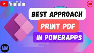 Print a pdf in PowerApps best approach [upl. by Irma]