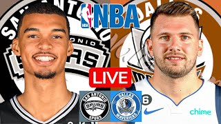 LIVE SAN ANTONIO SPURS vs DALLAS MAVERICKS  NBA  PLAY BY PLAY  SCOREBOARD [upl. by Eelasor512]