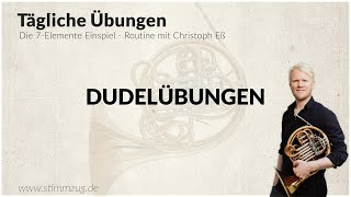 Horn Einspielübungen  Warm Up  Dudelübungen mit Christoph Eß [upl. by Attelliw]