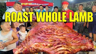 A 250kg man eat the roast whole lamb too satisfying Fat Monkey [upl. by Maurita]