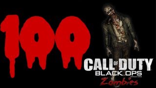 بلاك اوبس زومبي راوند 100Black Ops Zombies Round 100 kino der toten [upl. by Henarat]