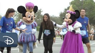 Must See Finish Line Surprise at the runDisney Disney Princess Half Marathon [upl. by Snook330]