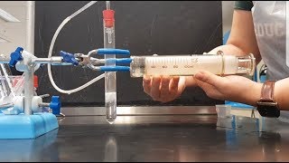 HD Collection of Hydrogen Gas using Glass Gas Syringe [upl. by Nilved]