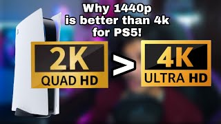 1440p 120hz is Better than 4k 120hz for your PS5 [upl. by Naugan554]