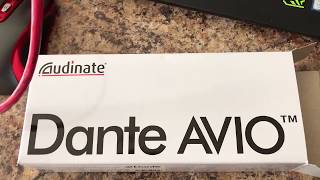 Audinate AVIO USB Dante Adaptor [upl. by Ylrahc]