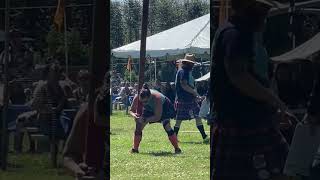 Badass Woman Tosses the Caber at The Highland Games [upl. by Cressler]