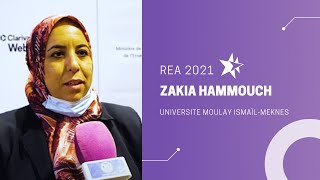 REA2021 Distinction du Pr Zakia HAMMOUCH UMI – Meknès [upl. by Agem]