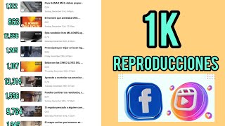 ESTO te paga facebook por MIL reproducciones en tus reels l EXPLICADO [upl. by Edmanda]